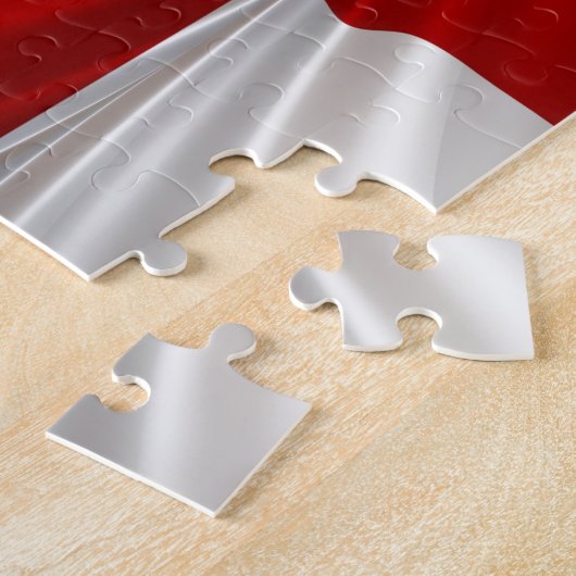 De St George Cross Patriottische Vlag in Engeland Legpuzzel (Zijkant)