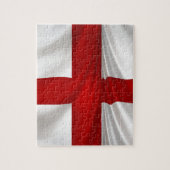 De St George Cross Patriottische Vlag in Engeland Legpuzzel (Verticaal)