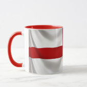 De St George Cross Patriottische Vlag in Engeland Mok (Links)