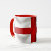 De St George Cross Patriottische Vlag in Engeland Mok (Voorkant links)