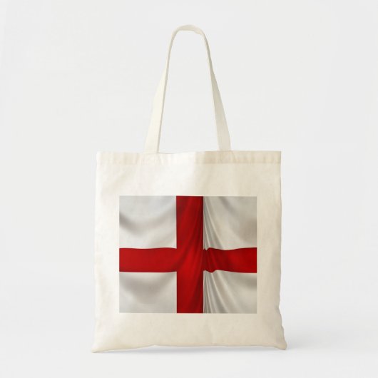 De St George Cross Patriottische Vlag in Engeland Tote Bag (Voorkant)