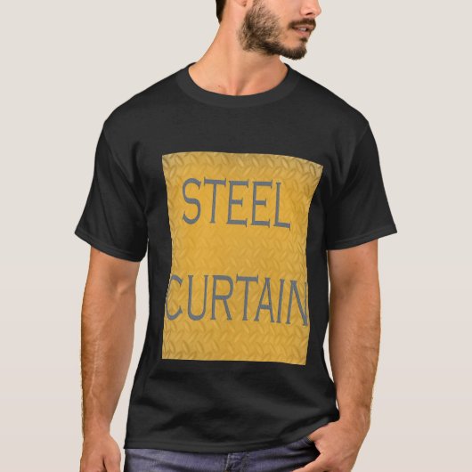 DE STAALCURTATIE T-SHIRT (Voorkant)