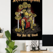de staalkunst - Poster (Thuiskantoor)