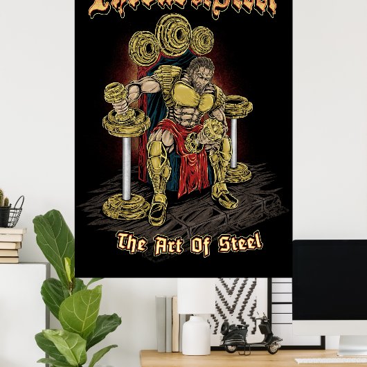 de staalkunst - Poster (Thuiskantoor)