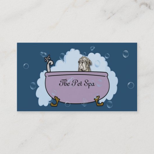 De staartspa visitekaartje (Voorkant)