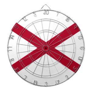De staat Alabama vlag Dartbord