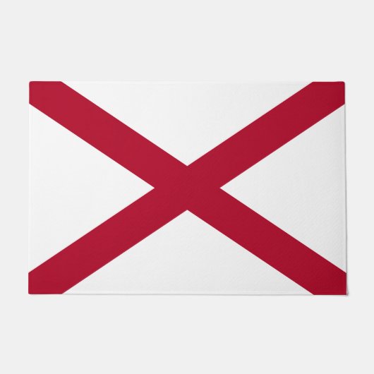 De staat Alabama vlag Deurmat (Voorkant)