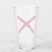 De staat Alabama vlag Glas (Achterkant)