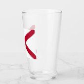 De staat Alabama vlag Glas (Links)