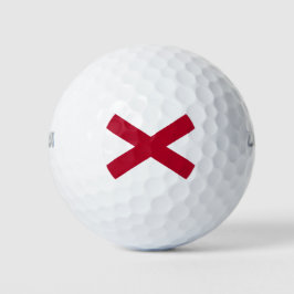 De staat Alabama vlag Golfballen