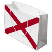 De staat Alabama vlag Groot Cadeauzakje (Achterkant Gekanteld)