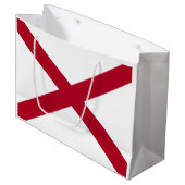 De staat Alabama vlag Groot Cadeauzakje (Voorkant Gekanteld)