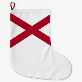 De staat Alabama vlag Grote Kerstsok