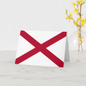 De staat Alabama vlag Kaart (Gele Bloem)