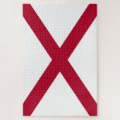 De staat Alabama vlag Legpuzzel (Verticaal)
