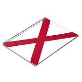 De staat Alabama vlag Notitieboek (Linkerzijde)