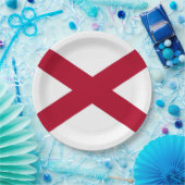 De staat Alabama vlag Papieren Bordje (Feest)