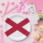 De staat Alabama vlag Papieren Bordje (Feest)