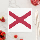 De staat Alabama vlag Servet (Insitu)