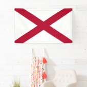 De staat Alabama vlag Spandoek (Insitu)