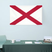 De staat Alabama vlag Spandoek (Beurs)