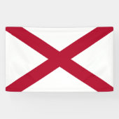 De staat Alabama vlag Spandoek (Horizontaal)