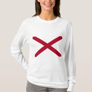 De staat Alabama vlag T-shirt