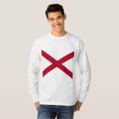 De staat Alabama vlag T-shirt (Voorkant volledig)