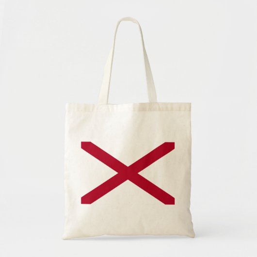 De staat Alabama vlag Tote Bag (Voorkant)