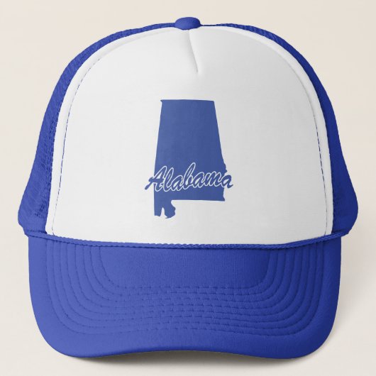 De staat Alabama Vorm Trucker Pet (Voorkant)