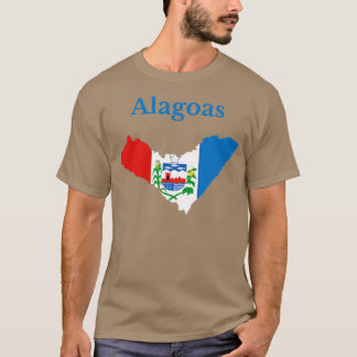 De staat Alagoas Brazilië T-shirt