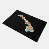 De staat Aloha - Hawaii Deurmat (Schuin)