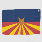 De staat Arizona Flag Golf Towel Golfhanddoek (Horizontaal)