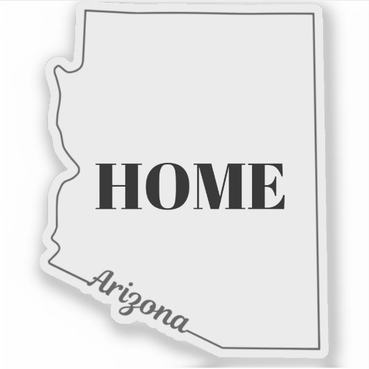 De staat Arizona Sticker (Voorkant)