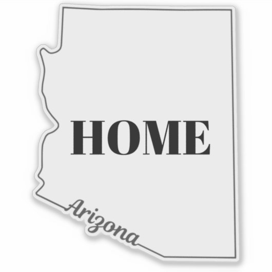 De staat Arizona Sticker (Voorkant)