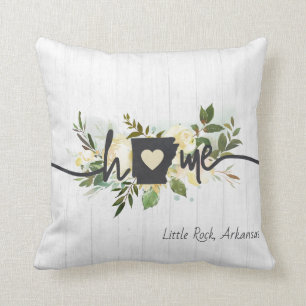 De staat Arkansas heeft uw rustieke thuisstad gepe Kussen