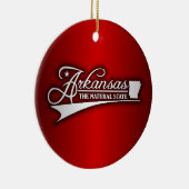 De staat Arkansas Keramisch Ornament (Rechts)