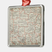 De staat Arkansas Metalen Ornament (Links)