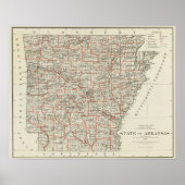 De staat Arkansas Poster (Voorkant)