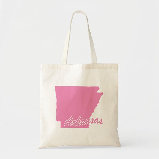 De staat Arkansas Shape Canvas tas (Voorkant)