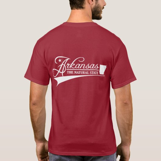De staat Arkansas T-shirt (Achterkant)