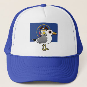 De staat Birdorable of Utah: California Gull Trucker Pet