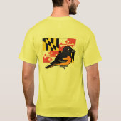 De staat Birdorable van Maryland: Baltimore Oriole T-shirt (Achterkant)