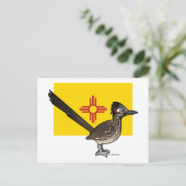 De staat Birdorable van New Mexico: Roadrunner Briefkaart (Staand voorkant)