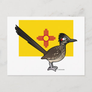 De staat Birdorable van New Mexico: Roadrunner Briefkaart