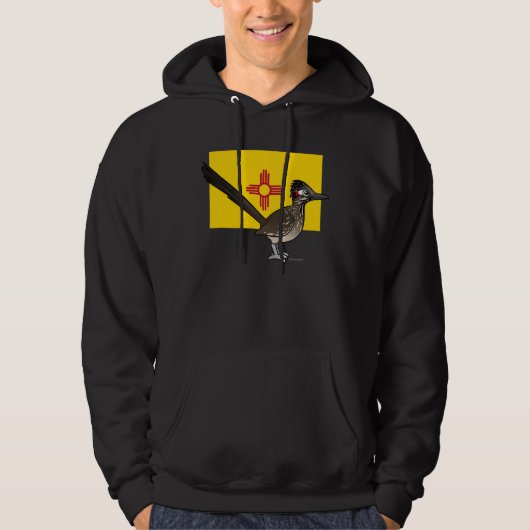De staat Birdorable van New Mexico: Roadrunner Hoodie (Voorkant)