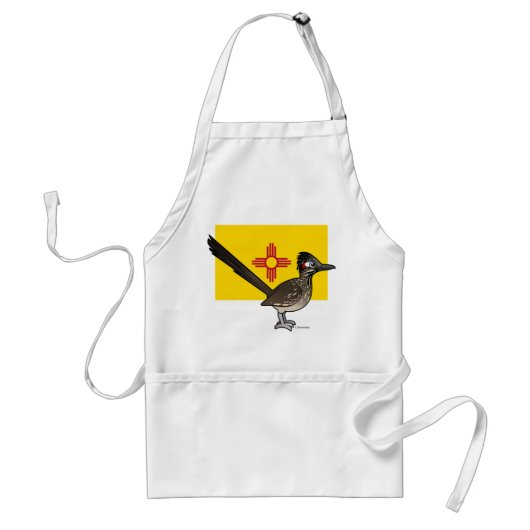 De staat Birdorable van New Mexico: Roadrunner Standaard Schort (Voorkant)