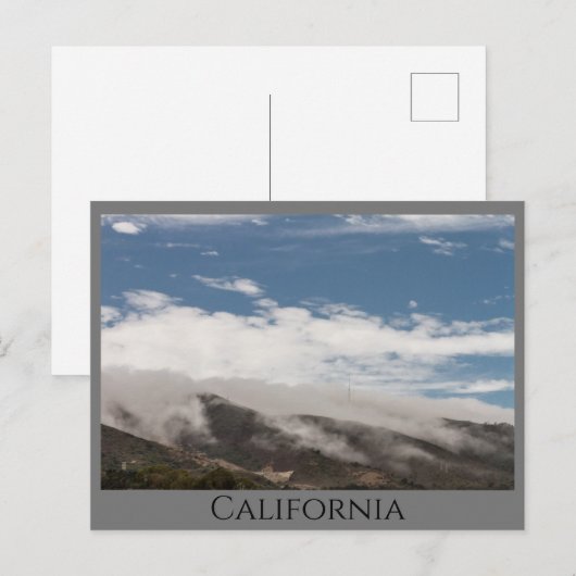 De staat Californië Briefkaart (Voorkant / Achterkant)