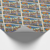 De staat Californië groot Briefkaart van de Brief Cadeaupapier (Hoek)