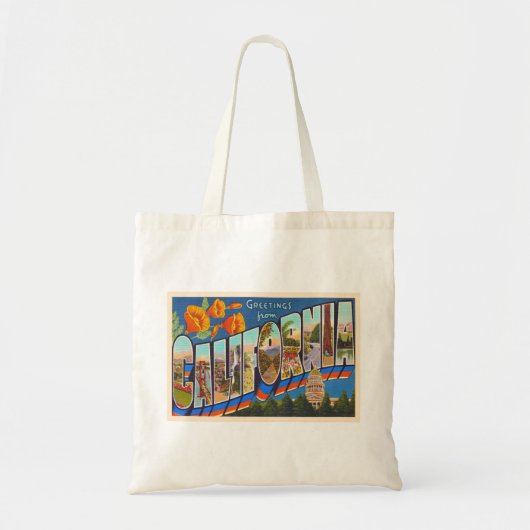 De staat Californië  groot Briefkaart van de Brief Tote Bag (Voorkant)
